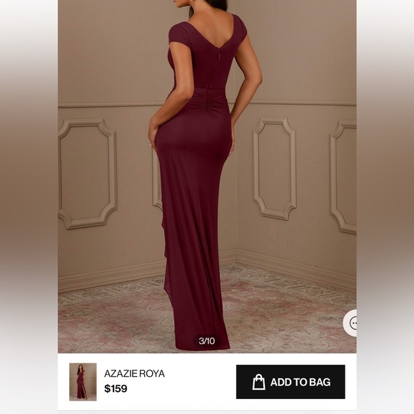 Red bridesmaid dress—AZAZIE DRESS - Picture 6 of 11